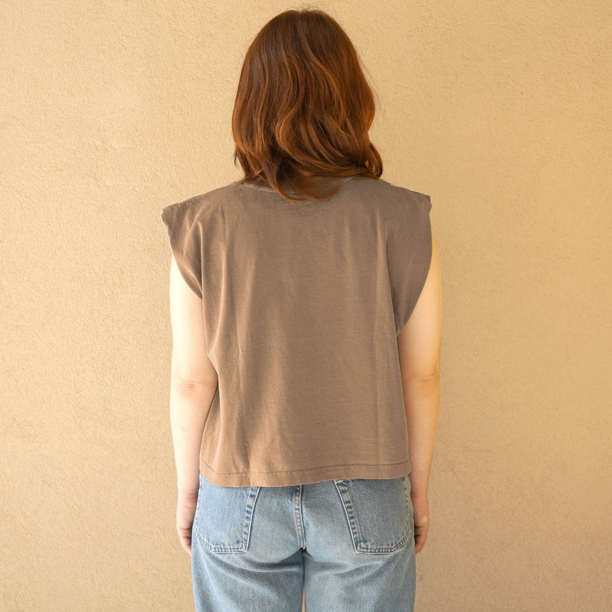 Sierra Nevada Brewing Co. Boxy Tank worn by a woman facing away to show the back of the tank